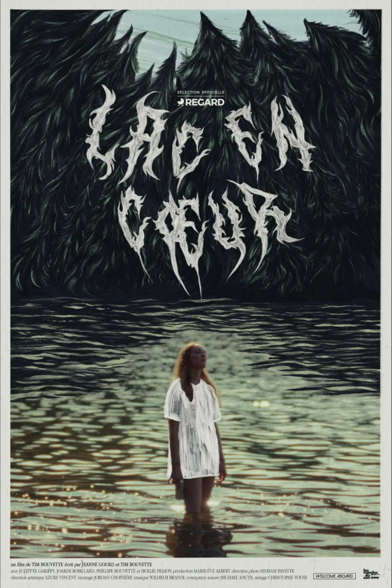 Plakat filmowy "Lac en coeur"