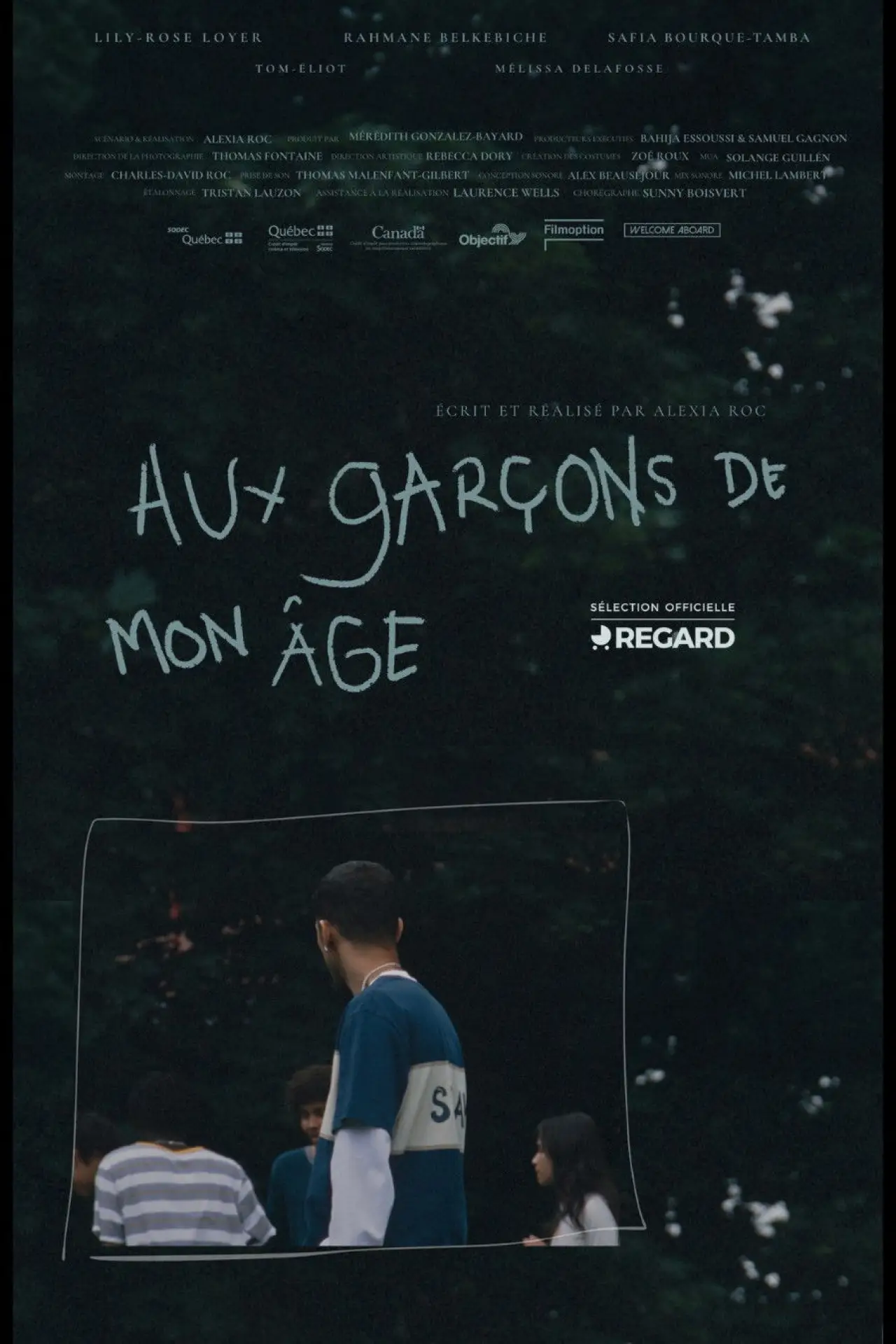 Plakat filmowy "Aux garçons de mon âge"