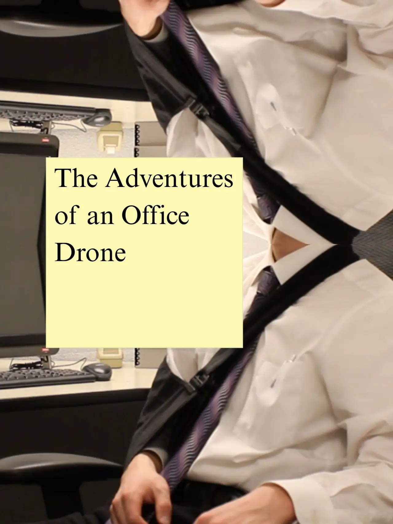 Plakat filmowy "The Adventures of an Office Drone"