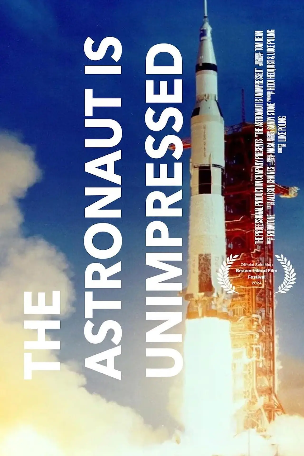 Plakat filmowy "The Astronaut is Unimpressed"