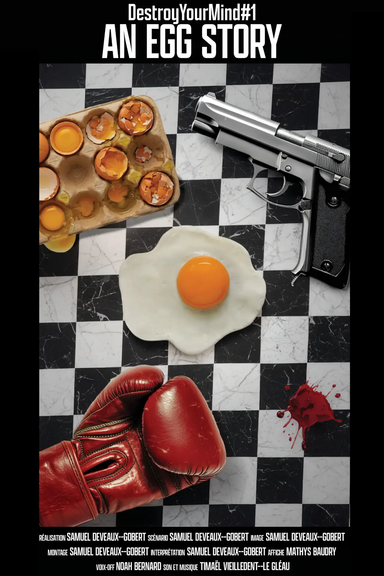 Plakat filmowy "DestroyYourMind#1 - An egg story"