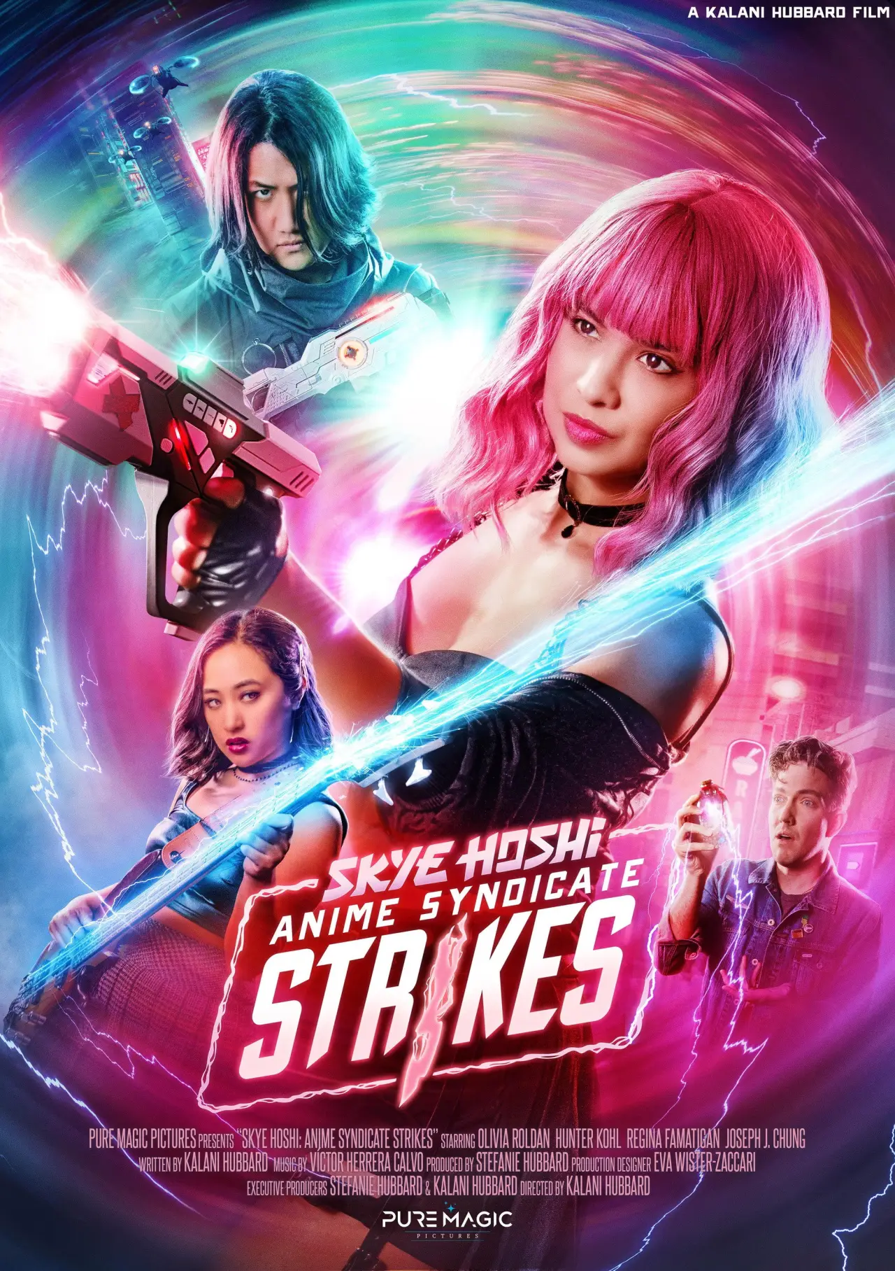 Plakat filmowy "Skye Hoshi: Anime Syndicate Strikes"