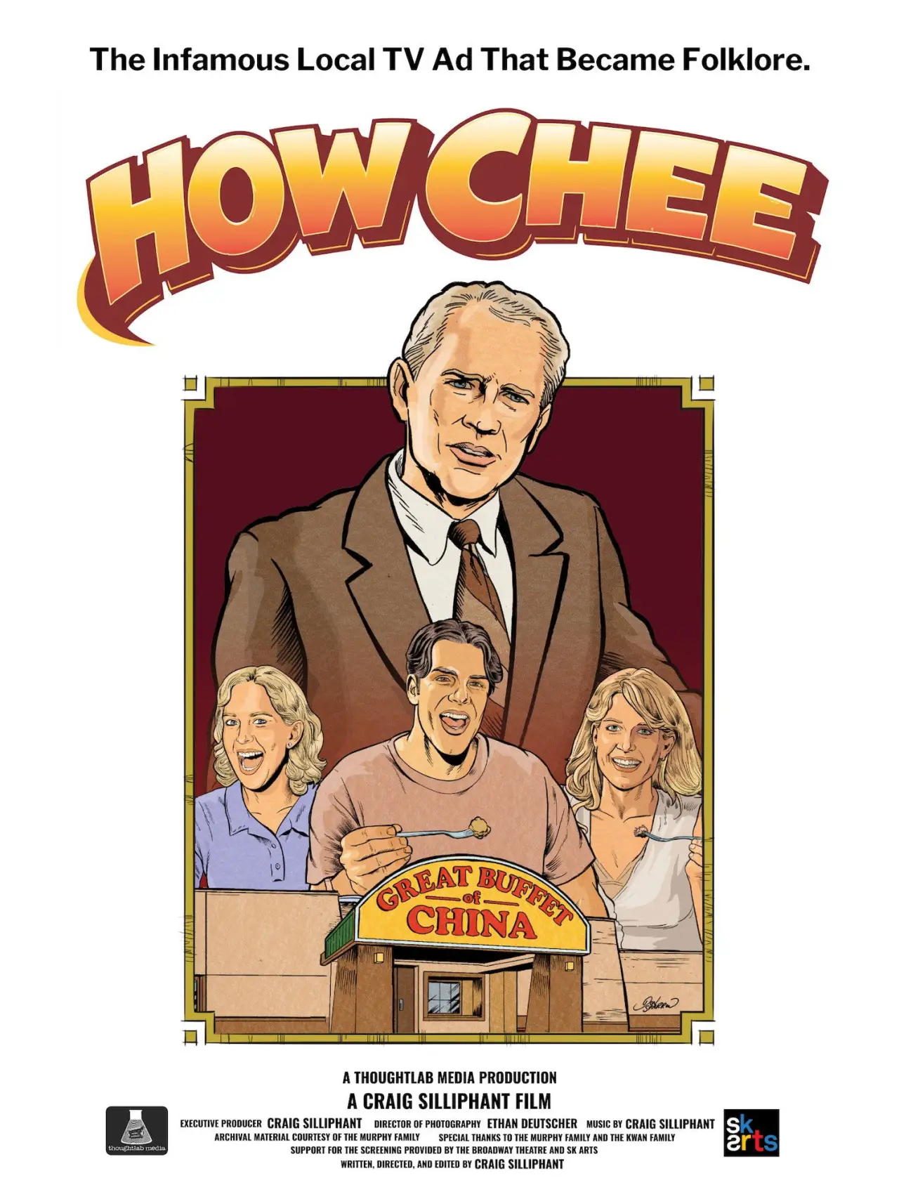 Plakat filmowy "How Chee!"
