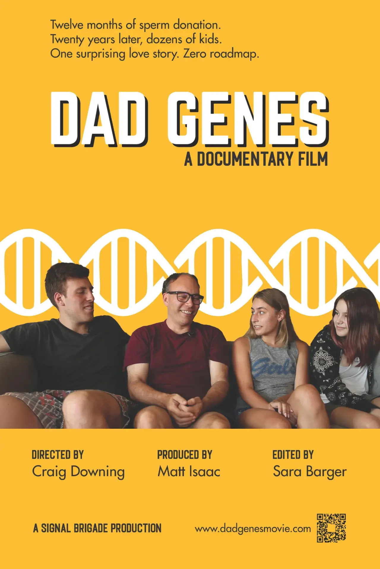 Plakat filmowy "Dad Genes"