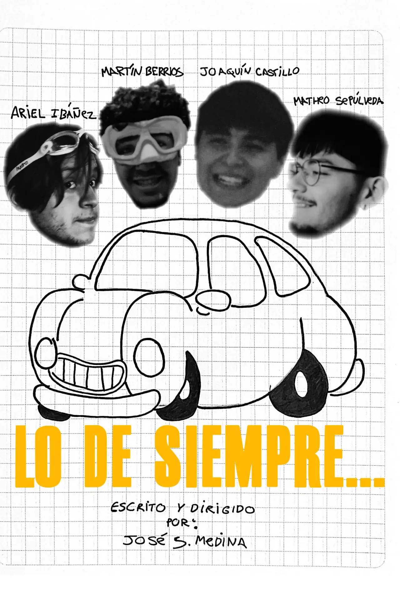 Plakat filmowy "LO DE SIEMPRE..."
