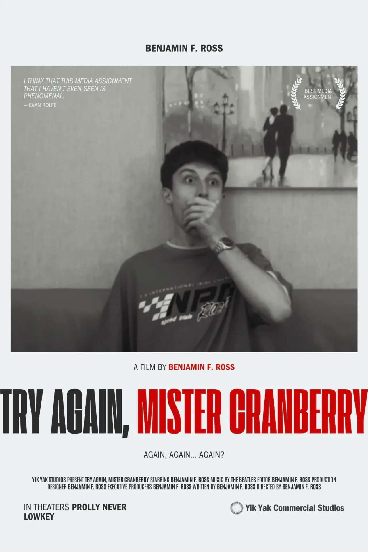 Plakat filmowy "Try Again, Mister Cranberry"