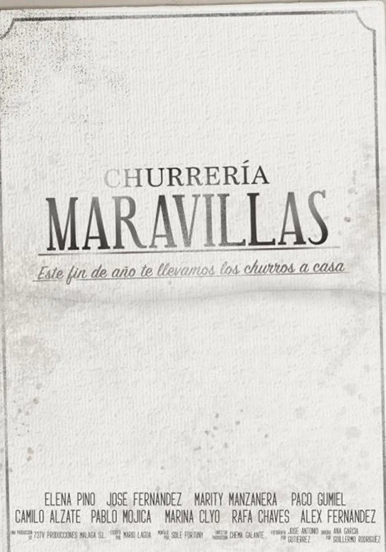 Plakat filmowy "Churrería Maravillas"