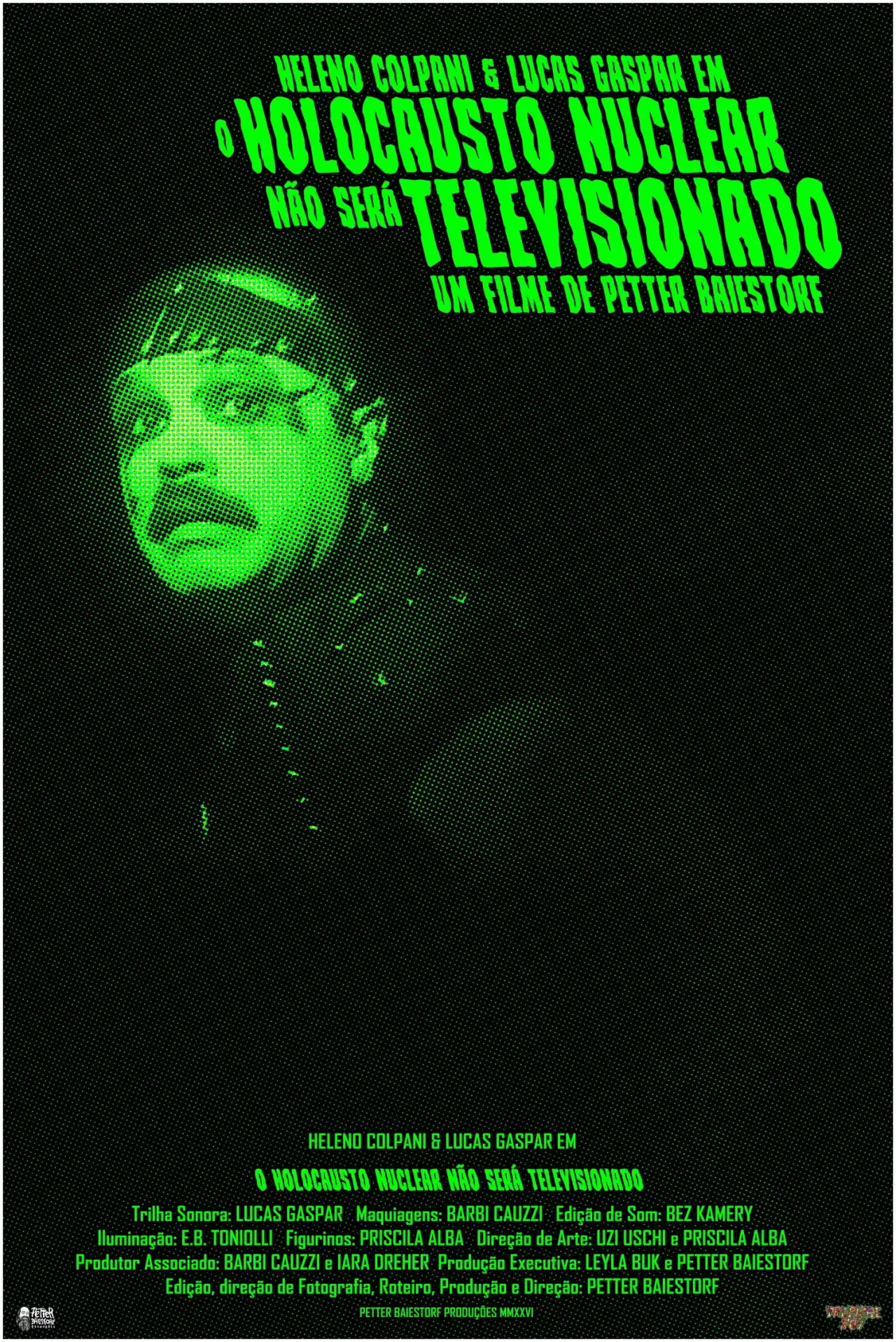 Plakat filmowy "O Holocausto Nuclear Não Será Televisionado"