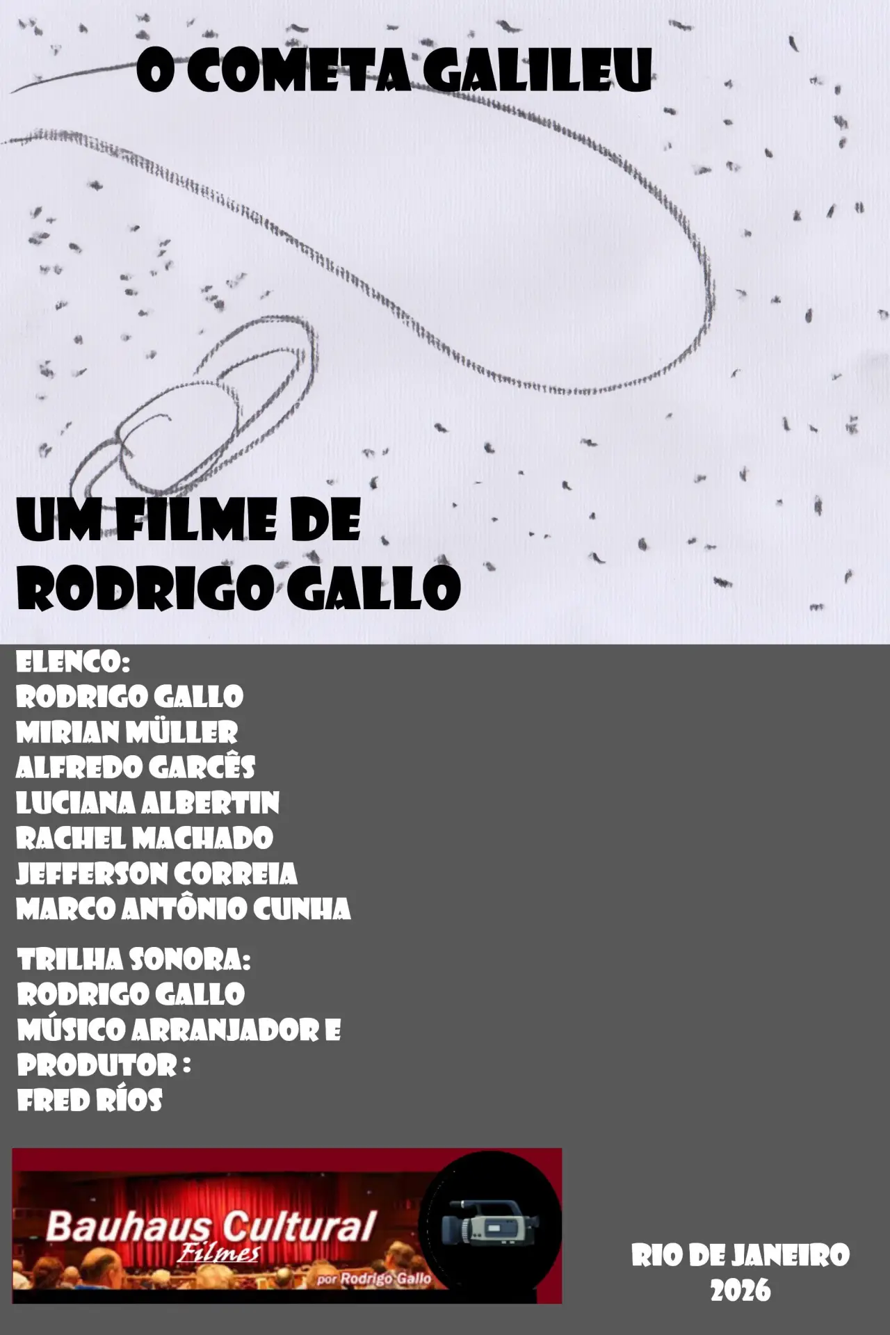 Plakat filmowy "O Cometa Galileu"