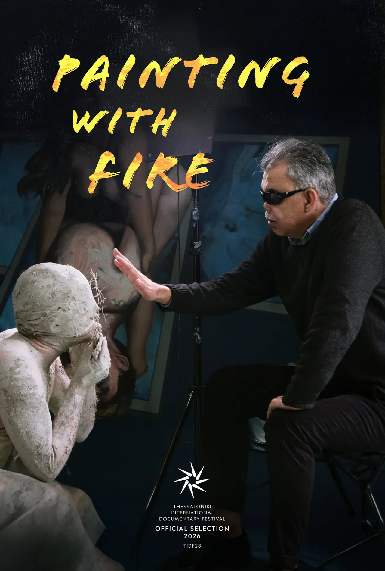 Plakat filmowy "Painting With Fire"