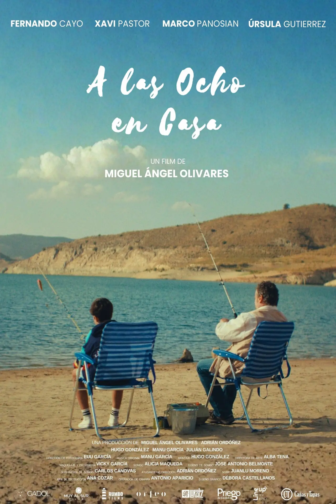 Plakat filmowy "A las ocho en casa"
