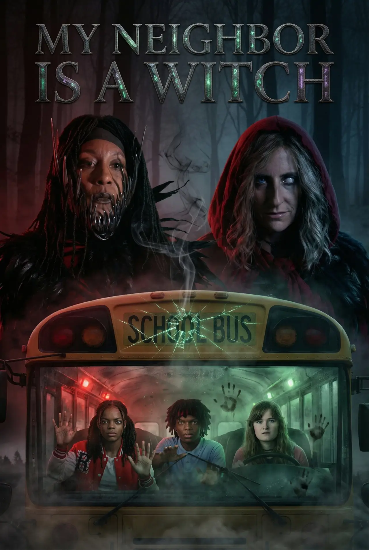 Plakat filmowy "My Neighbor is a Witch"