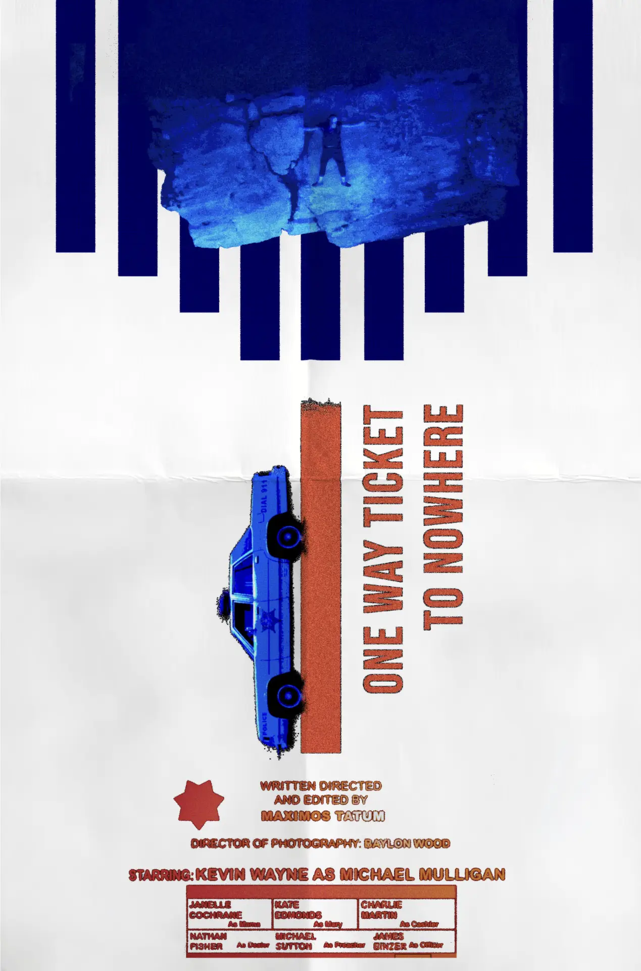 Plakat filmowy "One Way Ticket To Nowhere"