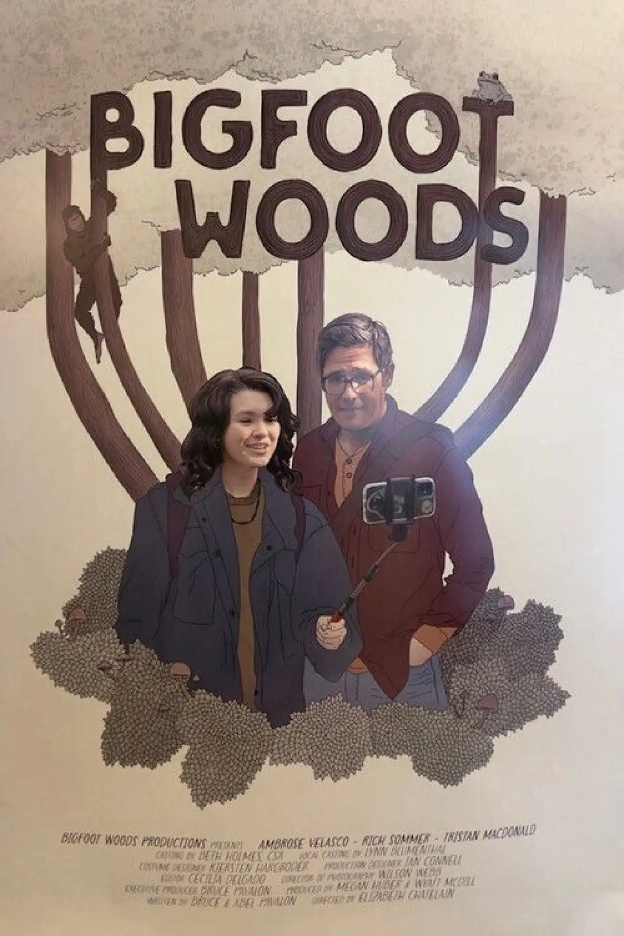 Plakat filmowy "Bigfoot Woods"