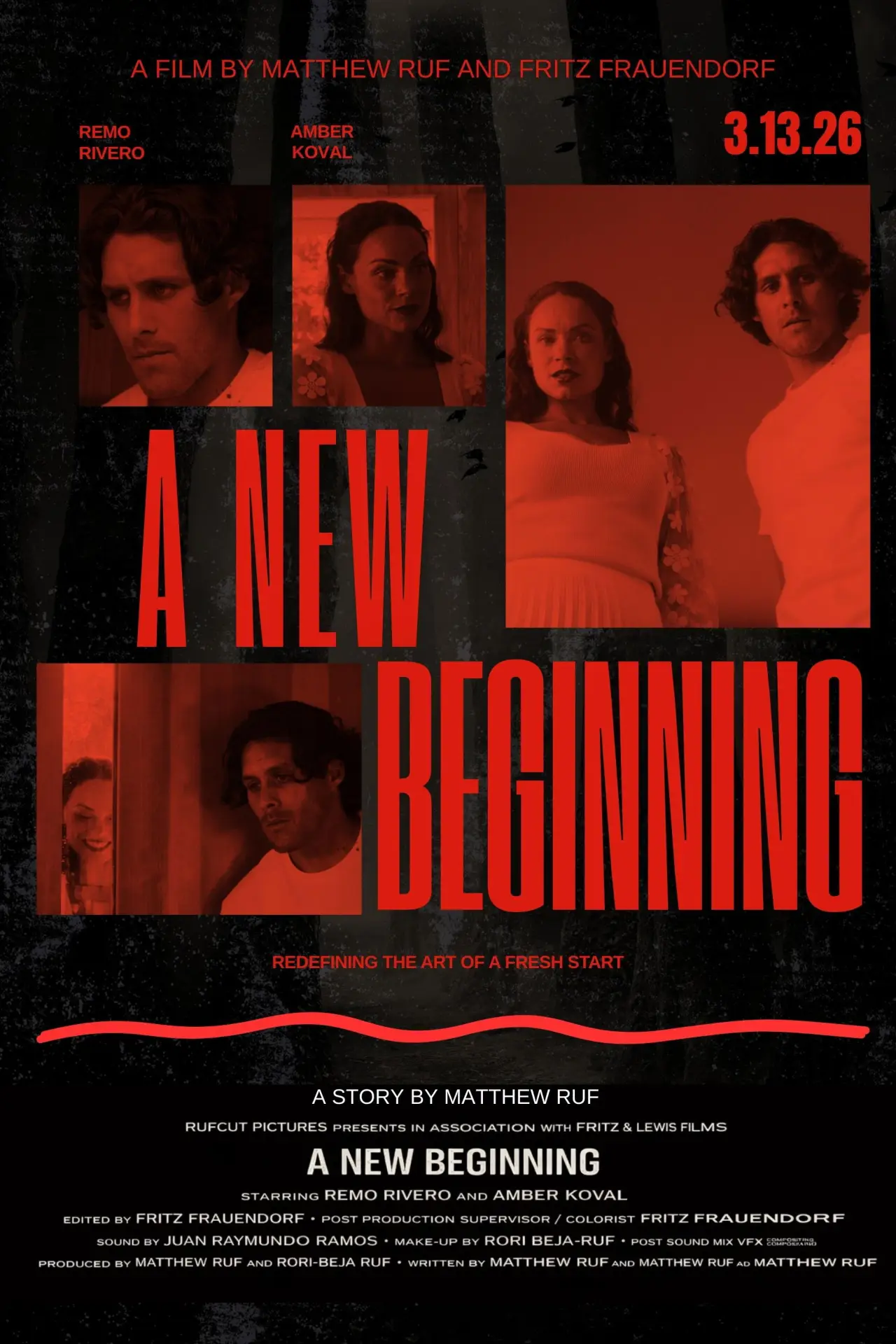 Plakat filmowy "A New Beginning"