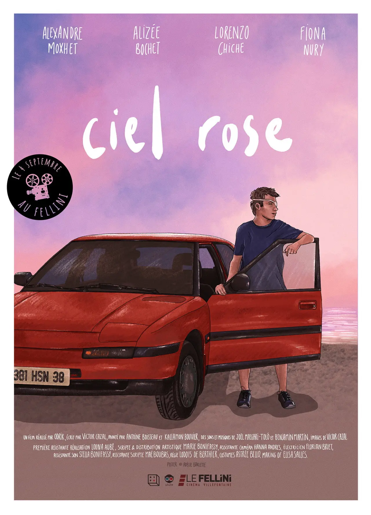 Plakat filmowy "Ciel Rose"