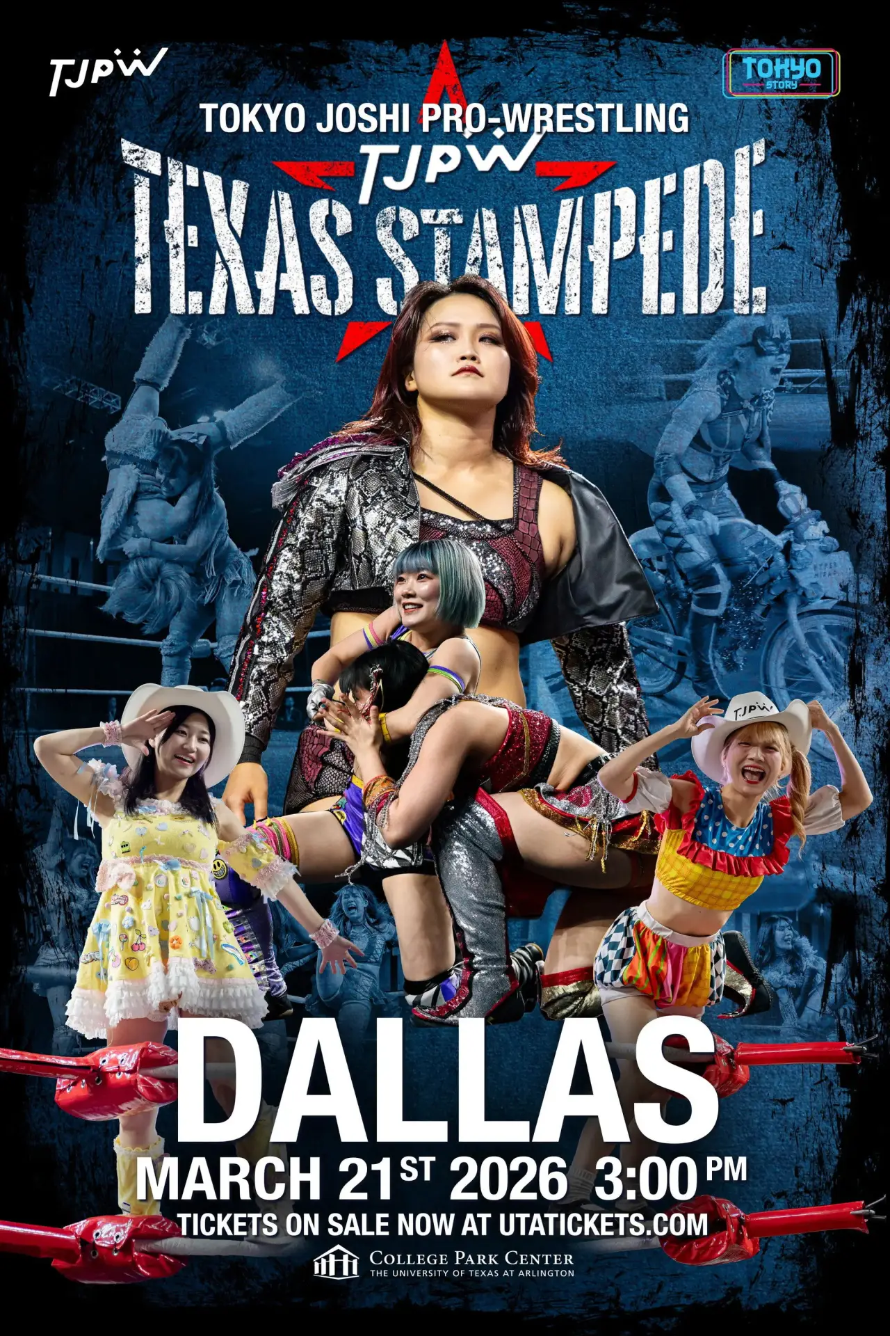 Plakat filmowy "TJPW Texas Stampede in Dallas"