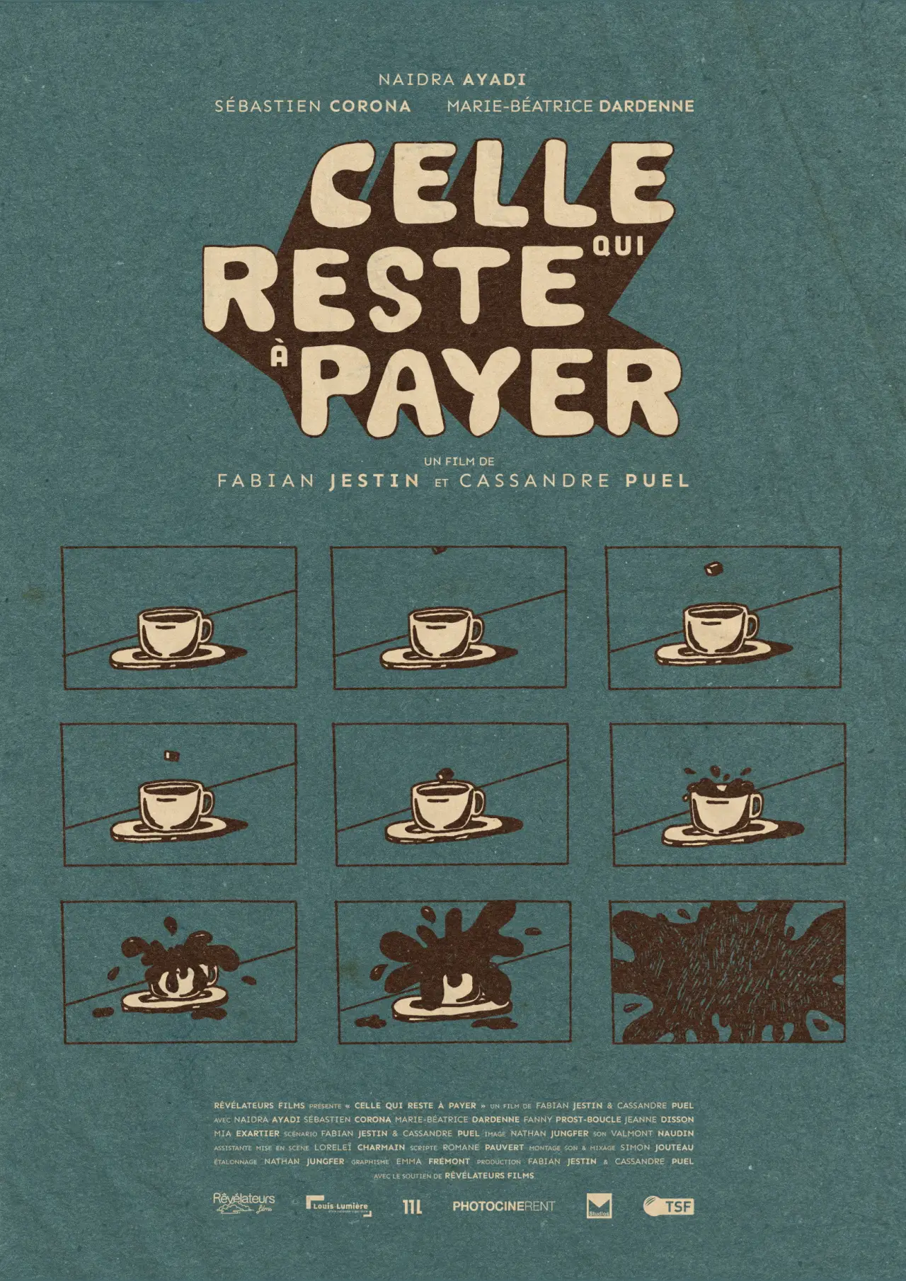 Plakat filmowy "Celle qui reste à payer"