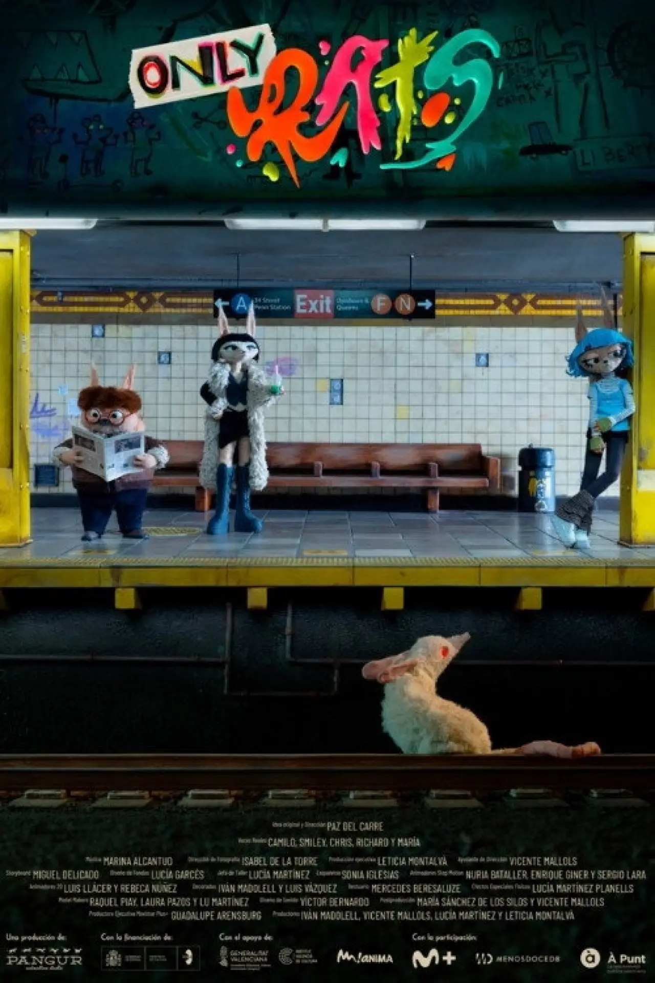 Plakat filmowy "Only Rats"