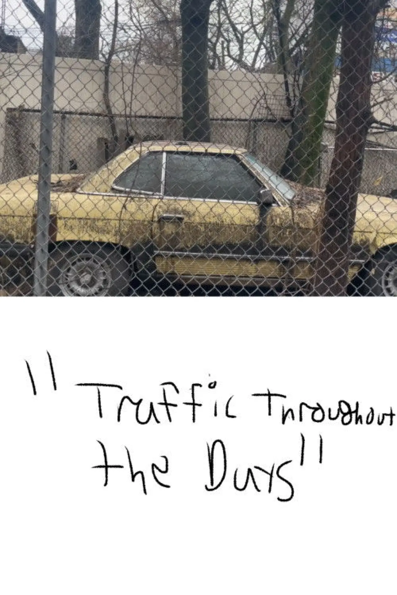 Plakat filmowy "Traffic Throughout the Days"