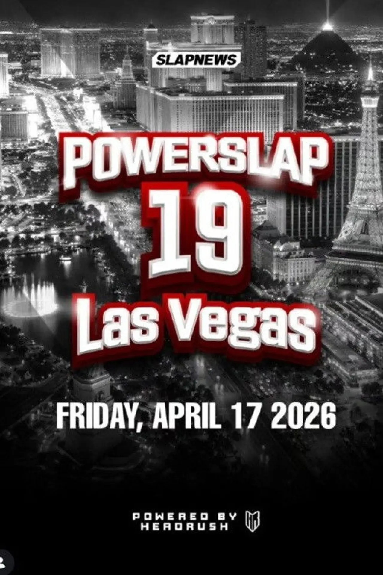 Plakat filmowy "Power Slap 19"
