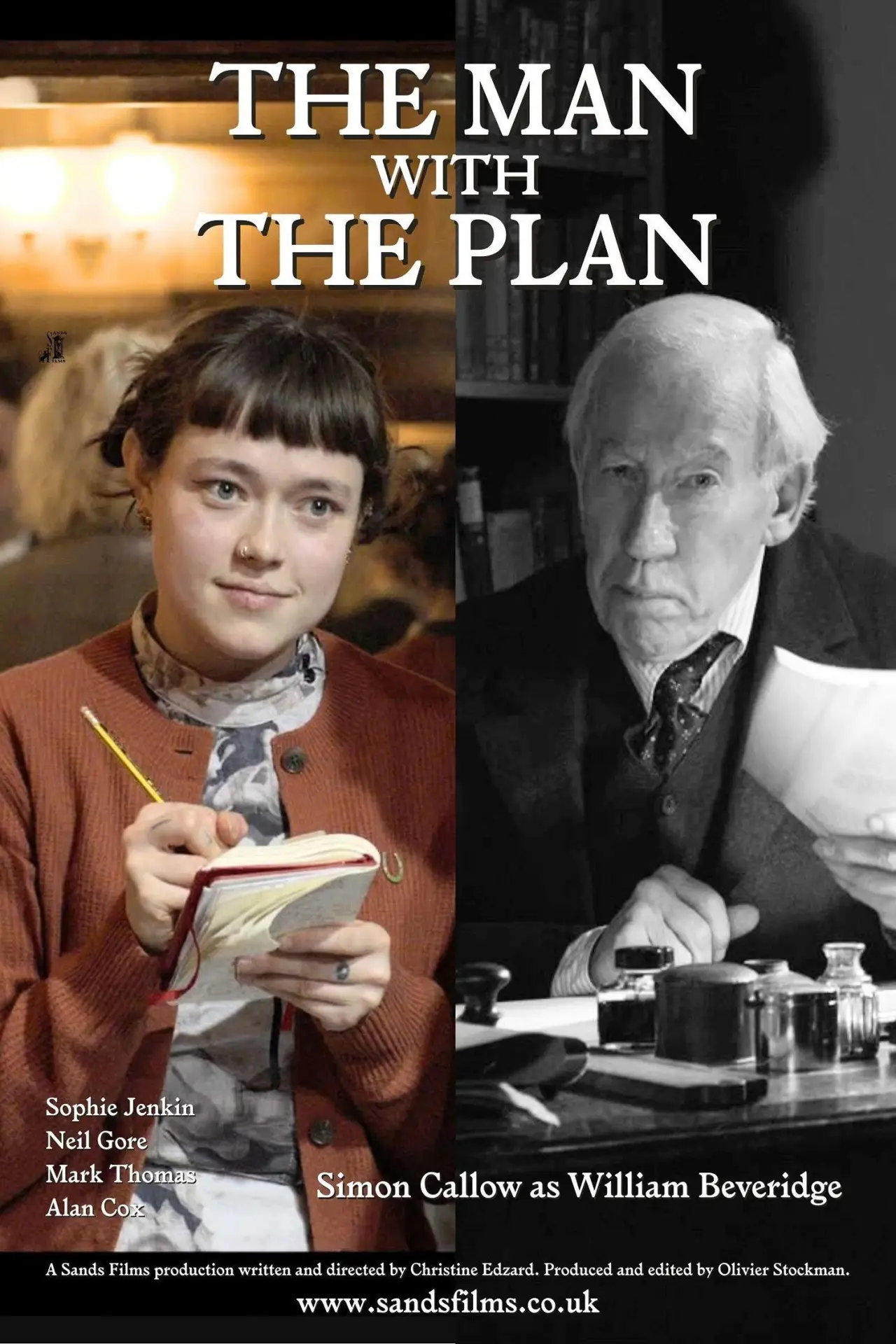 Plakat filmowy "The Man with the Plan"