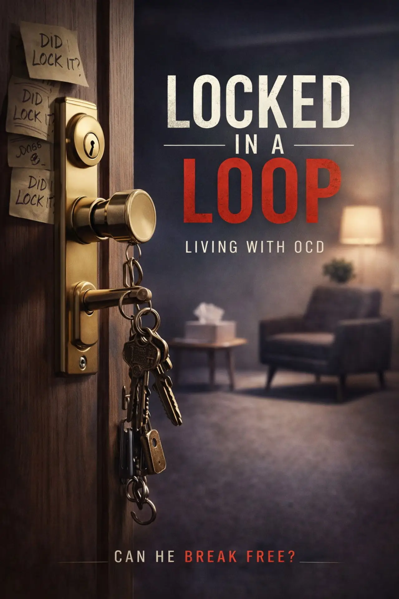 Plakat filmowy "Locked in a Loop: Living with OCD"