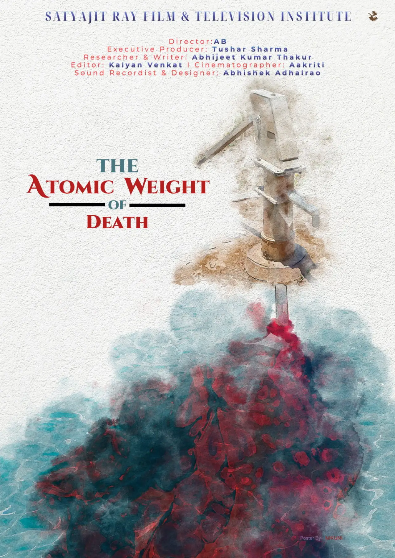 Plakat filmowy "The Atomic Weight of Death"