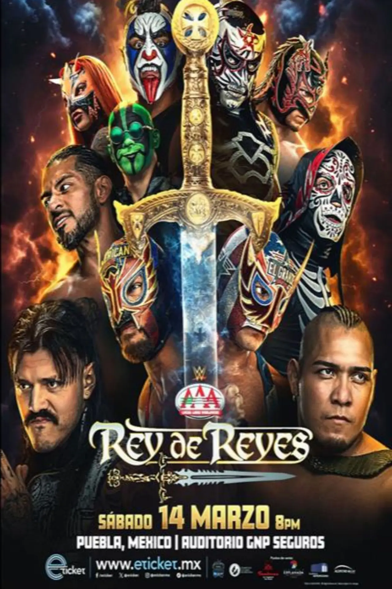 Plakat filmowy "AAA Rey De Reyes 2026"