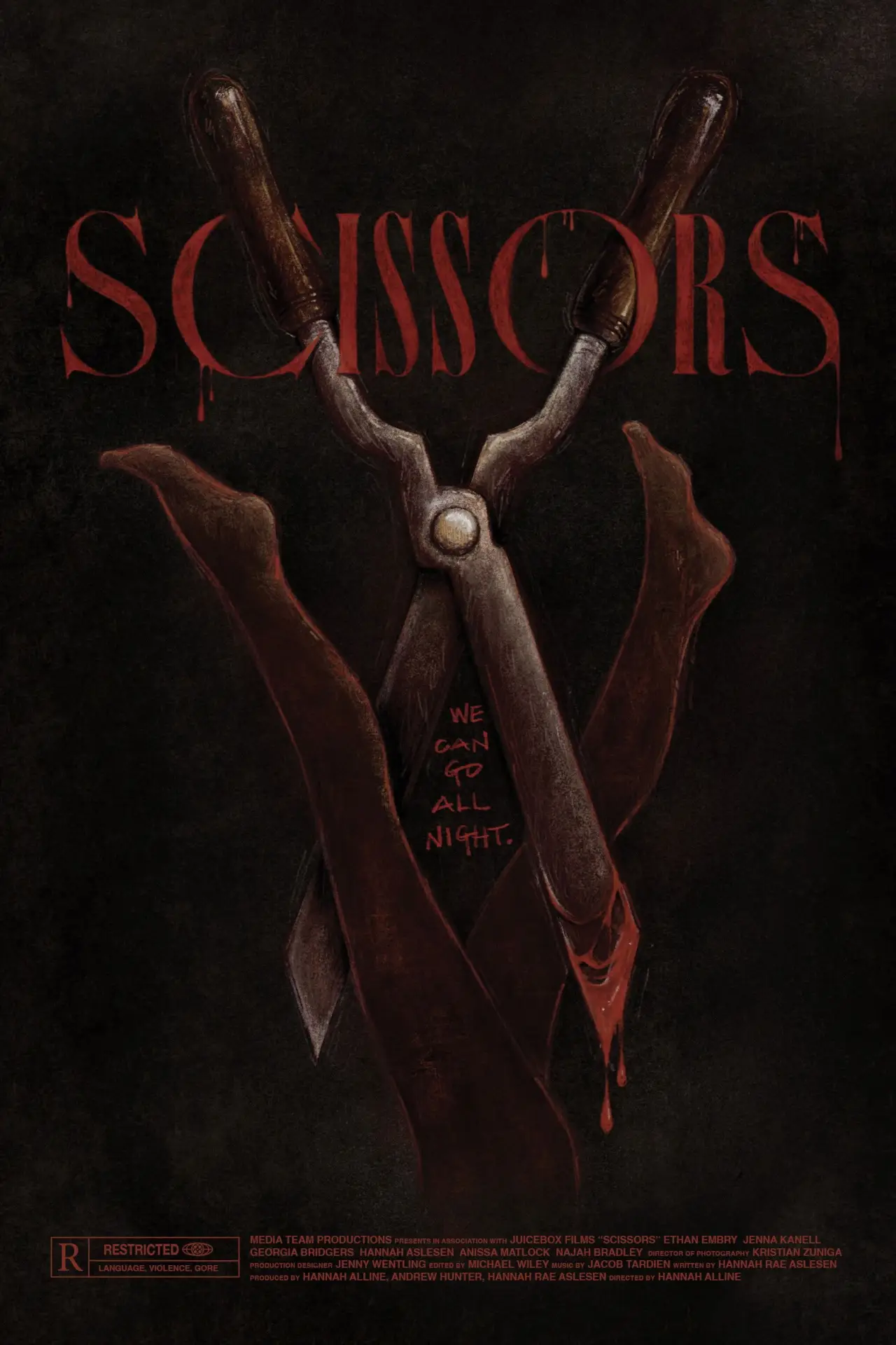 Plakat filmowy "Scissors"