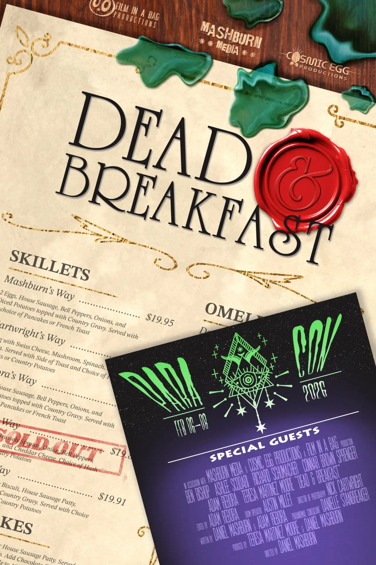 Plakat filmowy "Dead & Breakfast"
