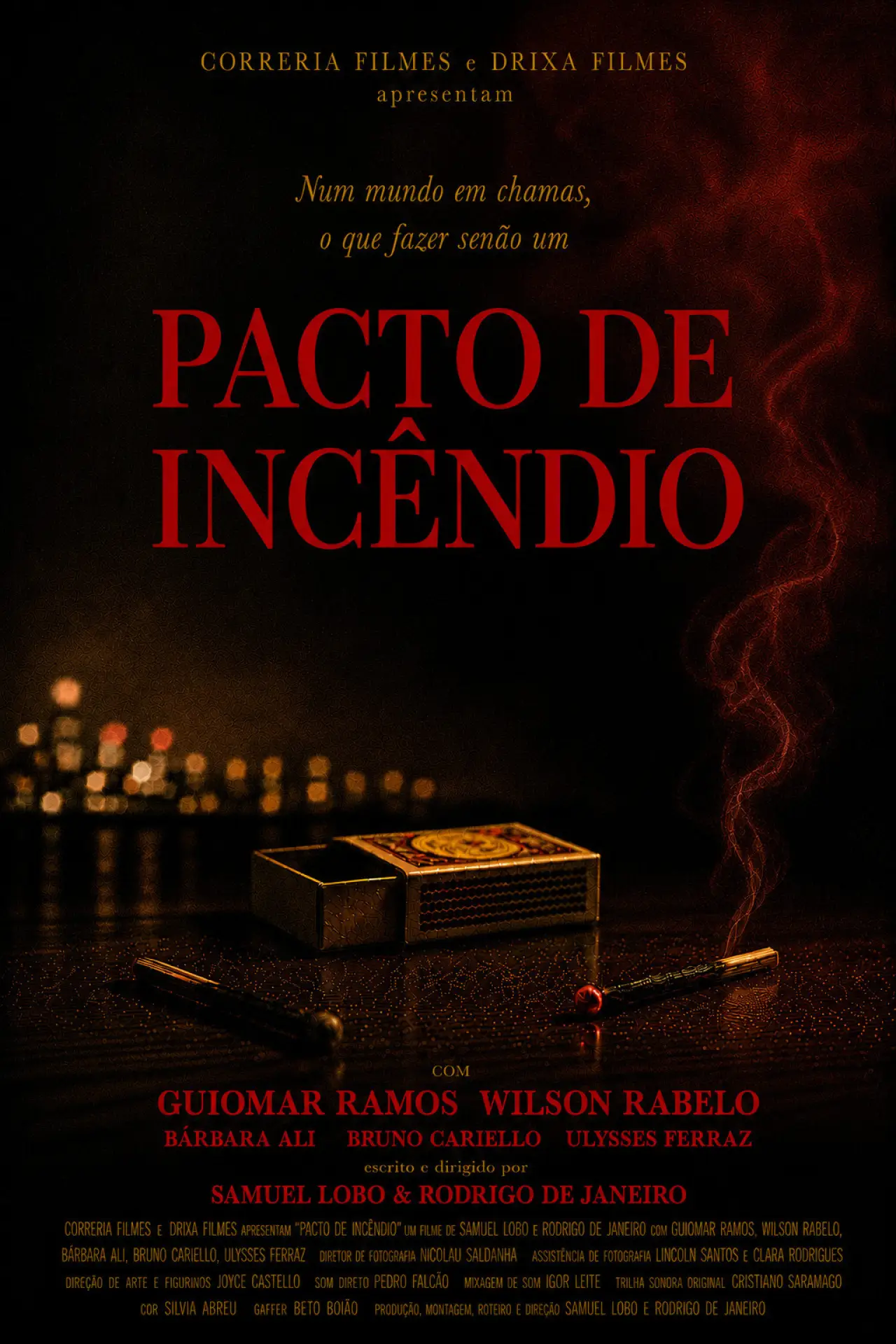 Plakat filmowy "Pacto de Incêndio"