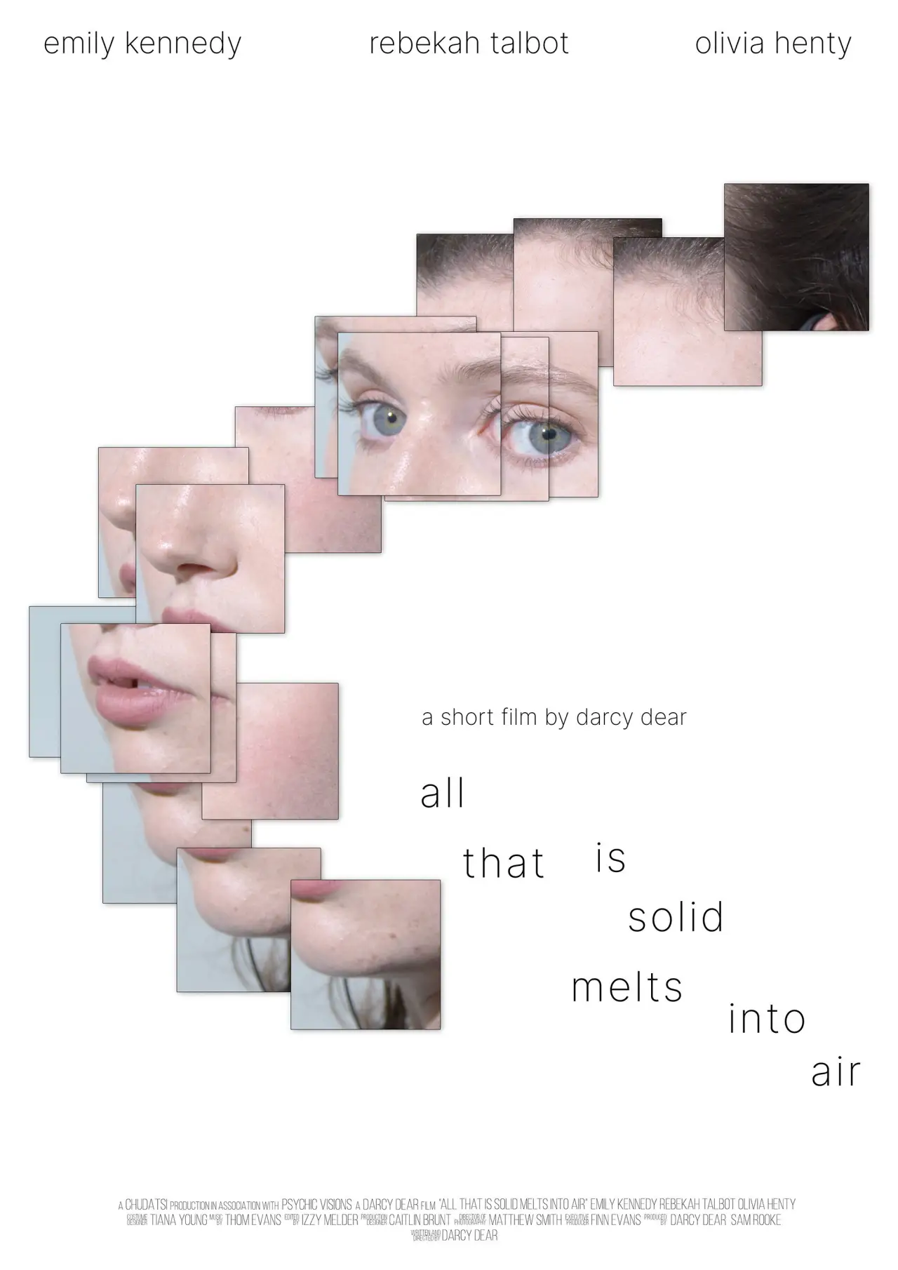 Plakat filmowy "all that is solid melts into air"