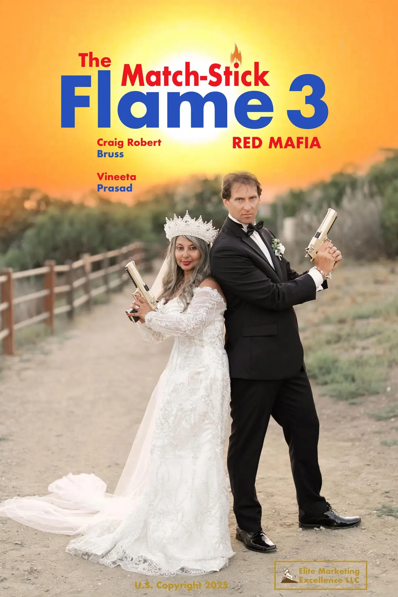 Plakat filmowy "The Match-Stick Flame 3: Red Mafia"