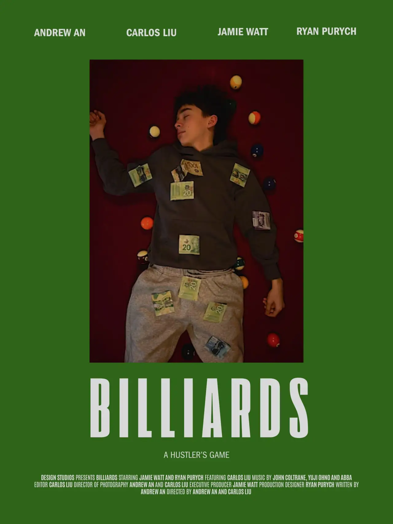 Plakat filmowy "Billiards"