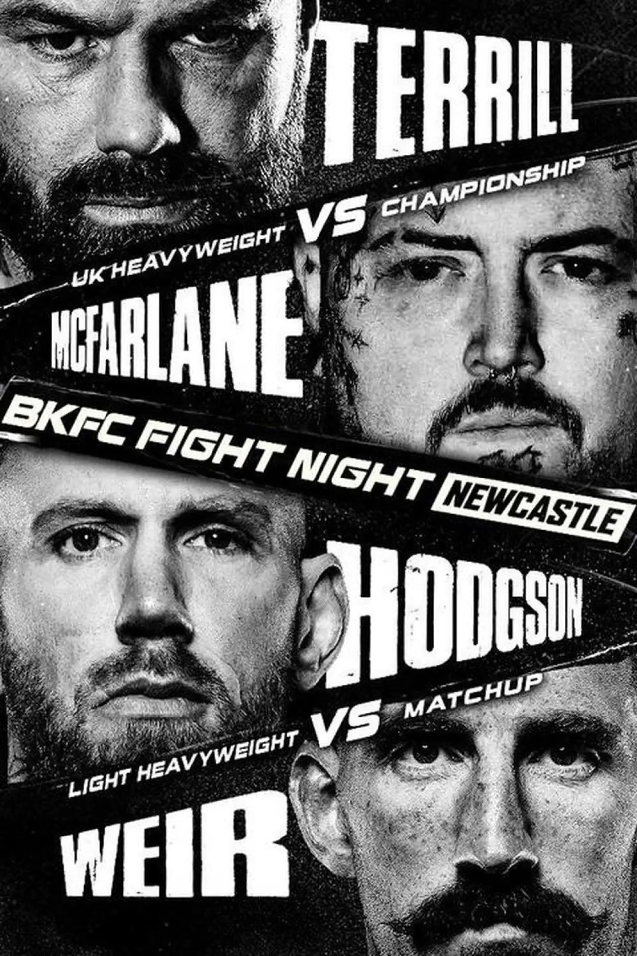 Plakat filmowy "BKFC Fight Night Newcastle 2026: Mick Terrill vs Jay McFarlane"