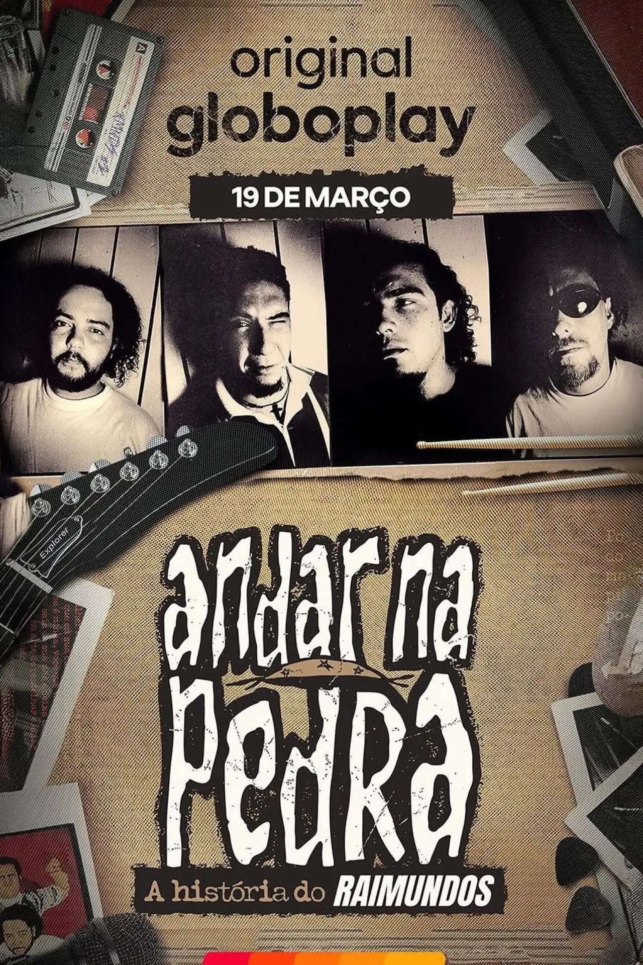 Plakat filmowy "Andar na Pedra: A História do Raimundos"