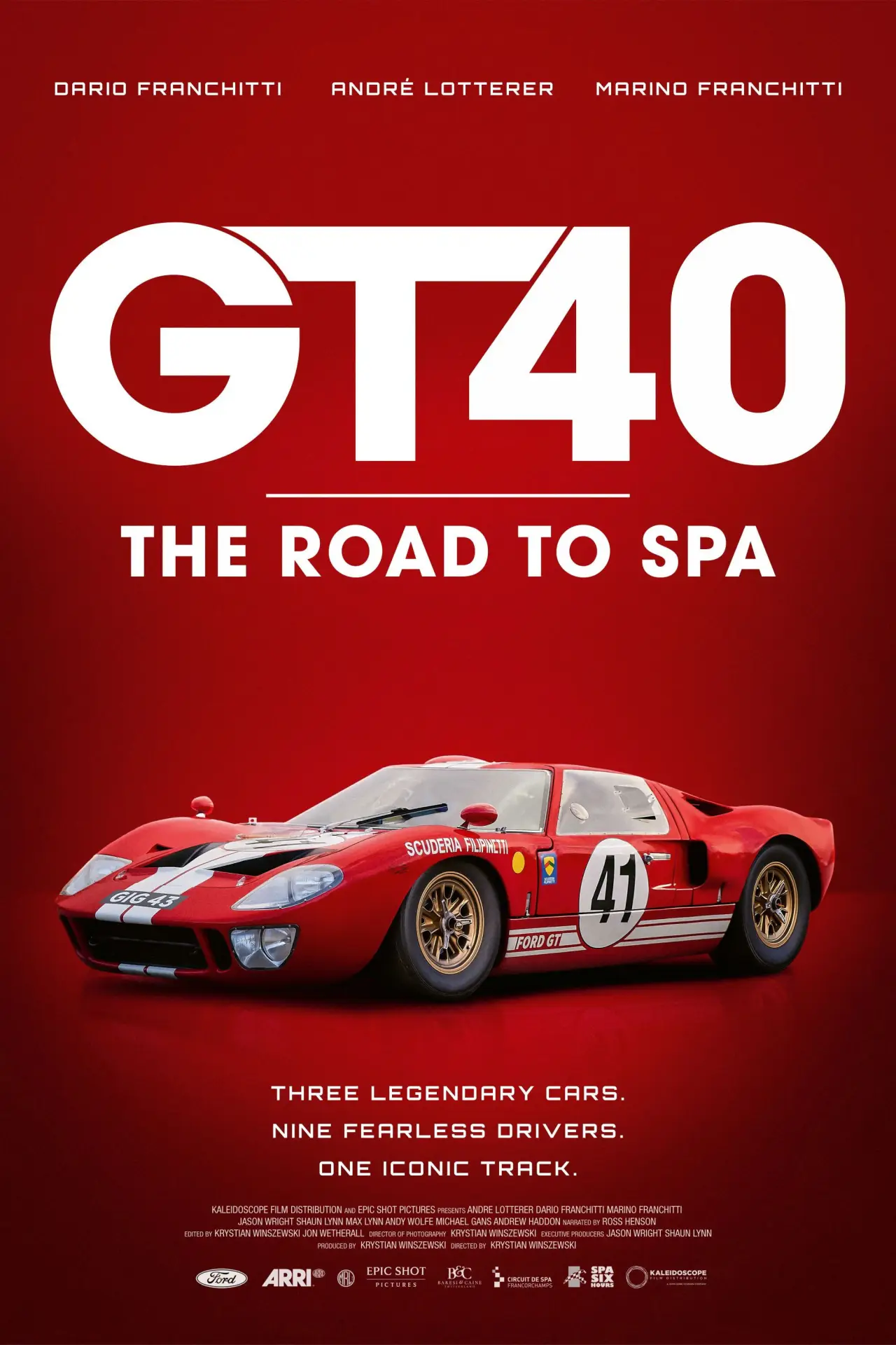 Plakat filmowy "GT40: The Road to Spa"