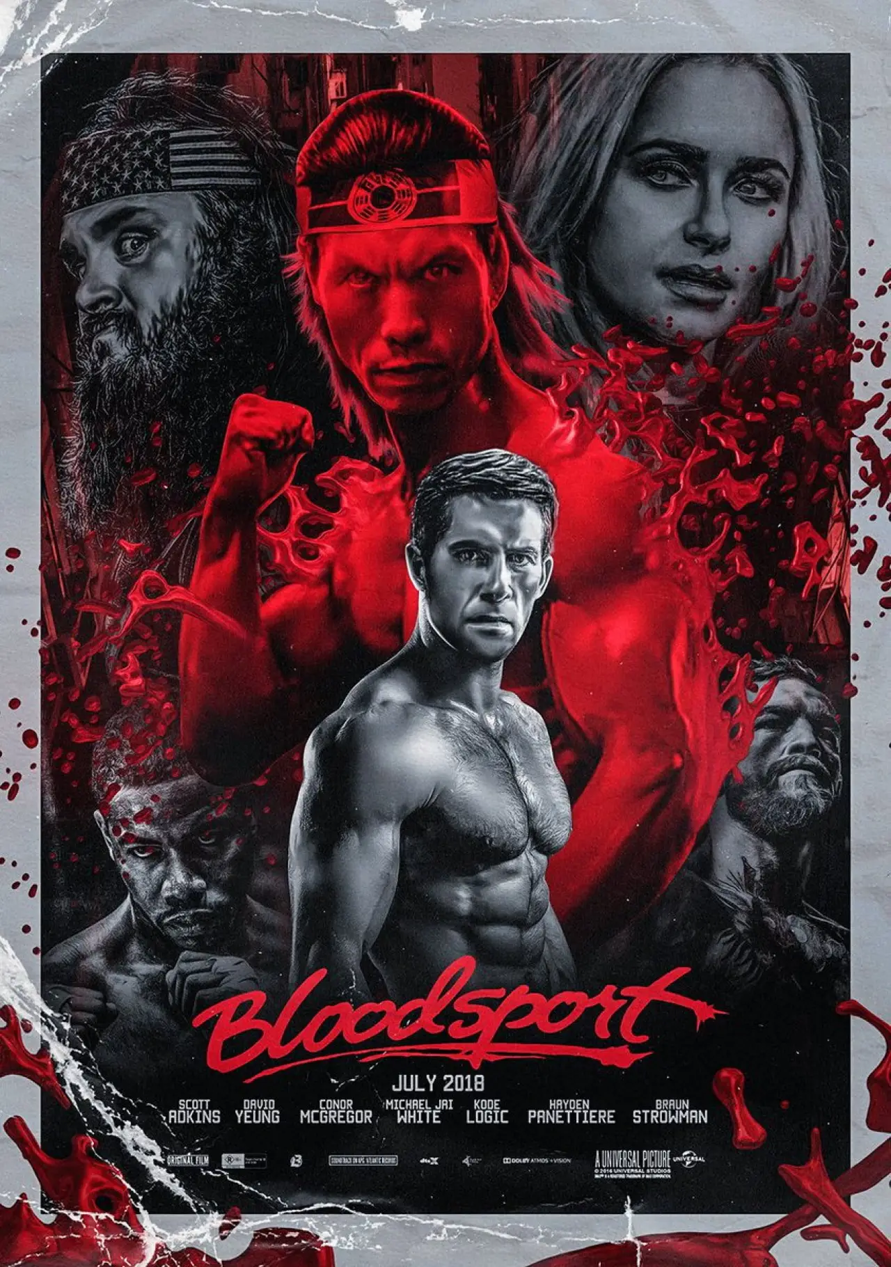 Plakat filmowy "Bloodsport"