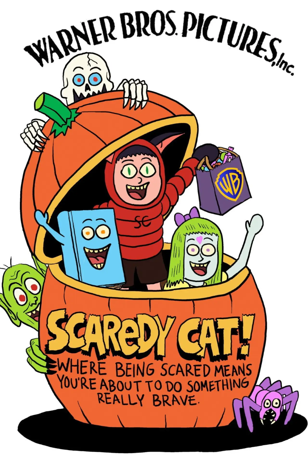 Plakat filmowy "Scaredy Cat"