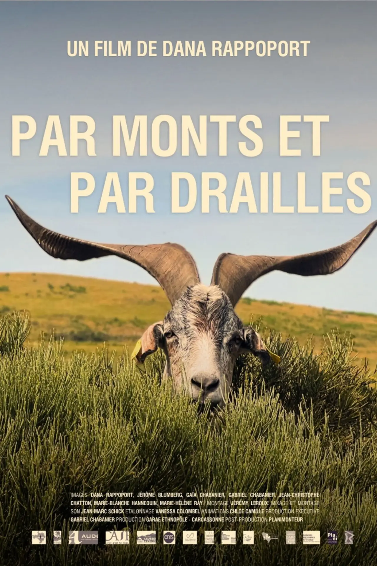 Plakat filmowy "Par monts et par drailles"