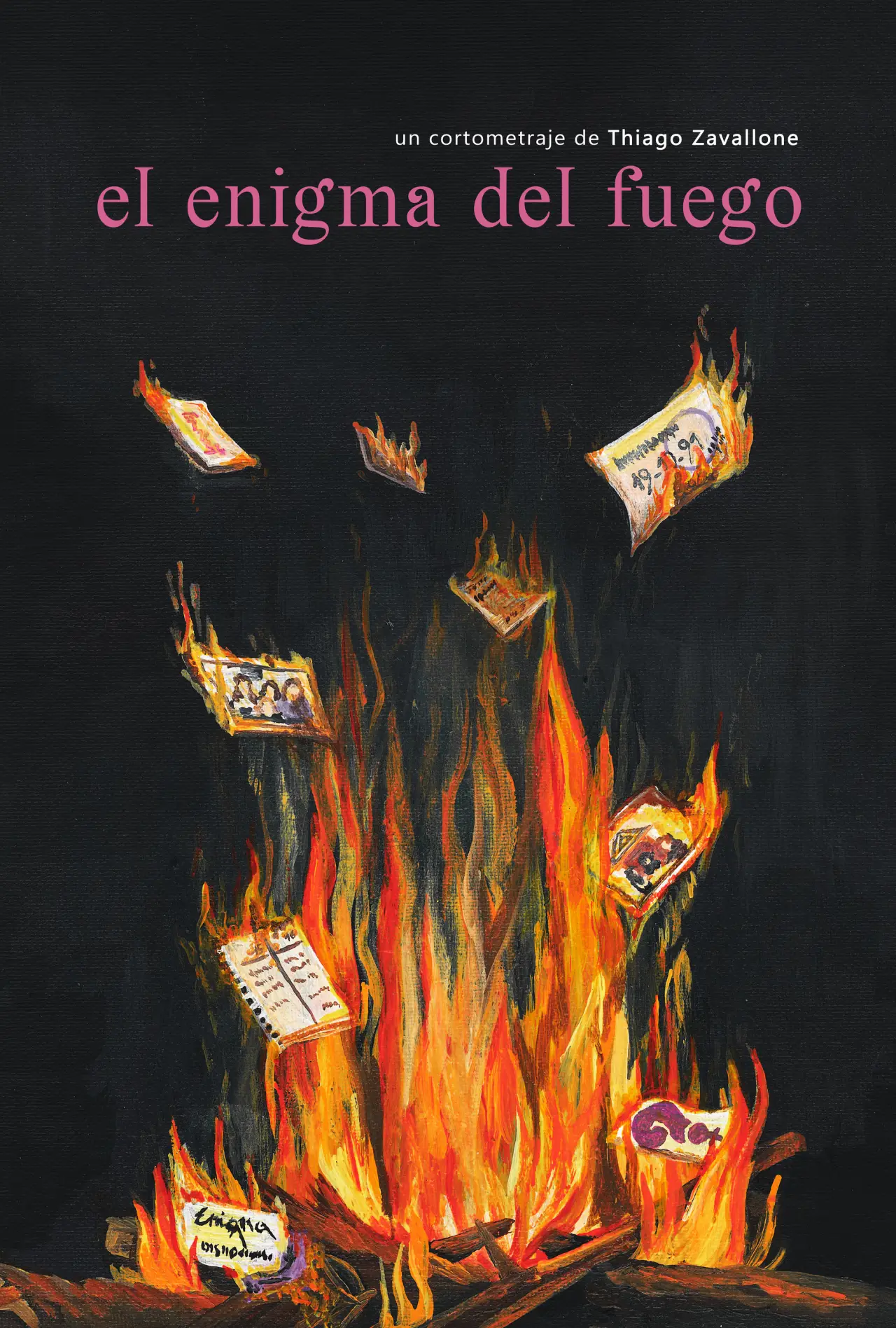 Plakat filmowy "El Enigma Del Fuego"