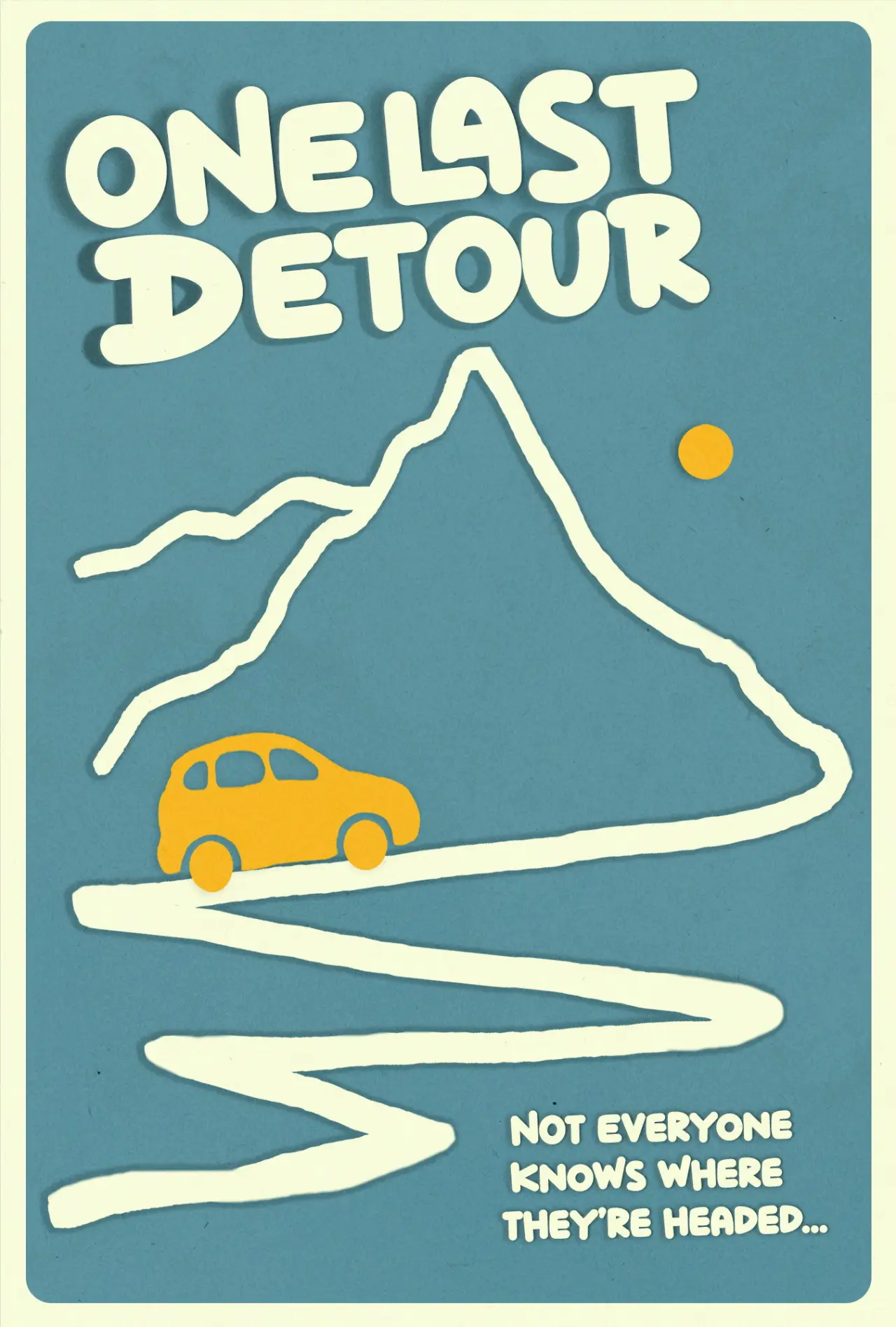 Plakat filmowy "One Last Detour"