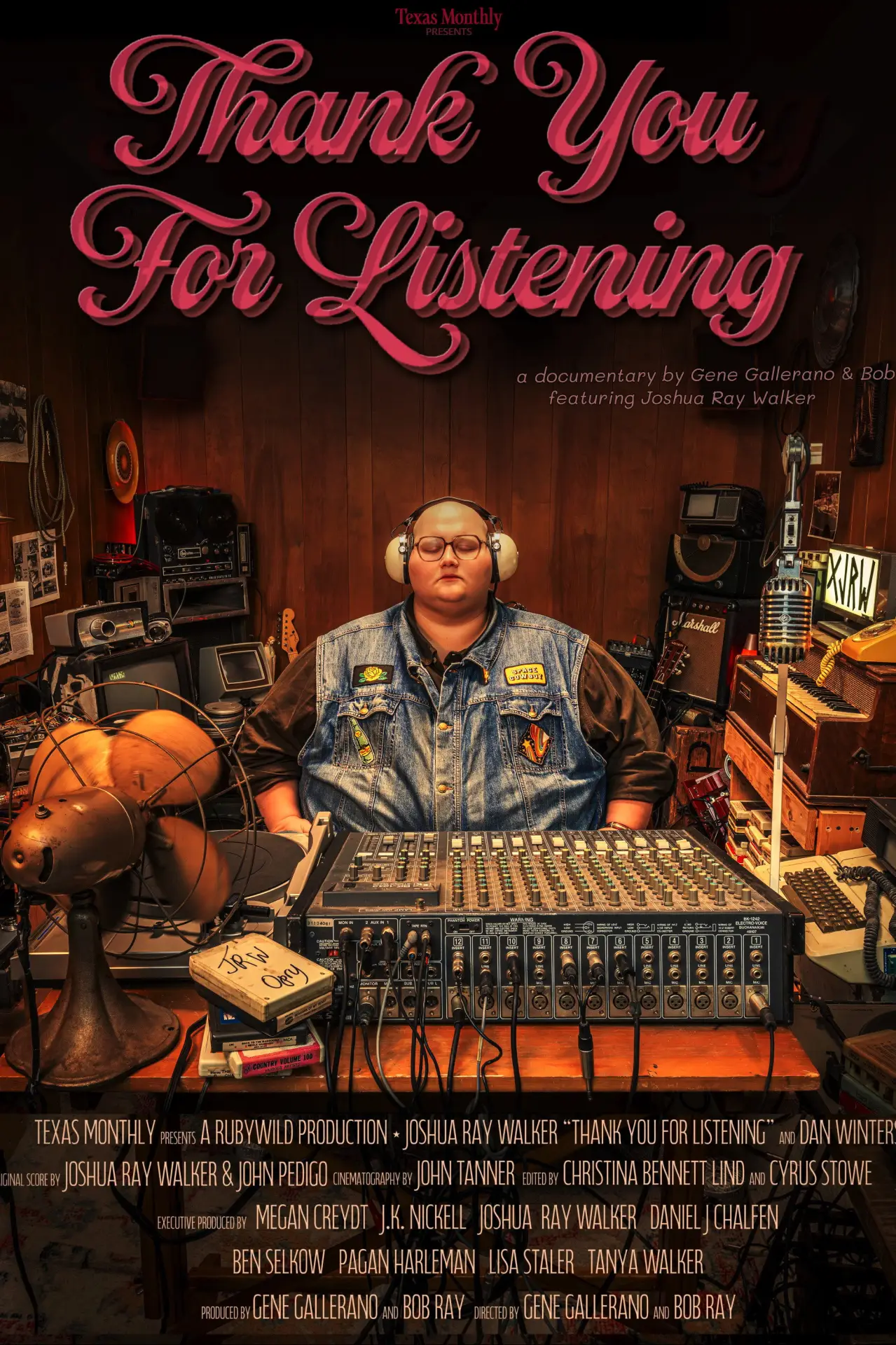Plakat filmowy "Thank You for Listening"