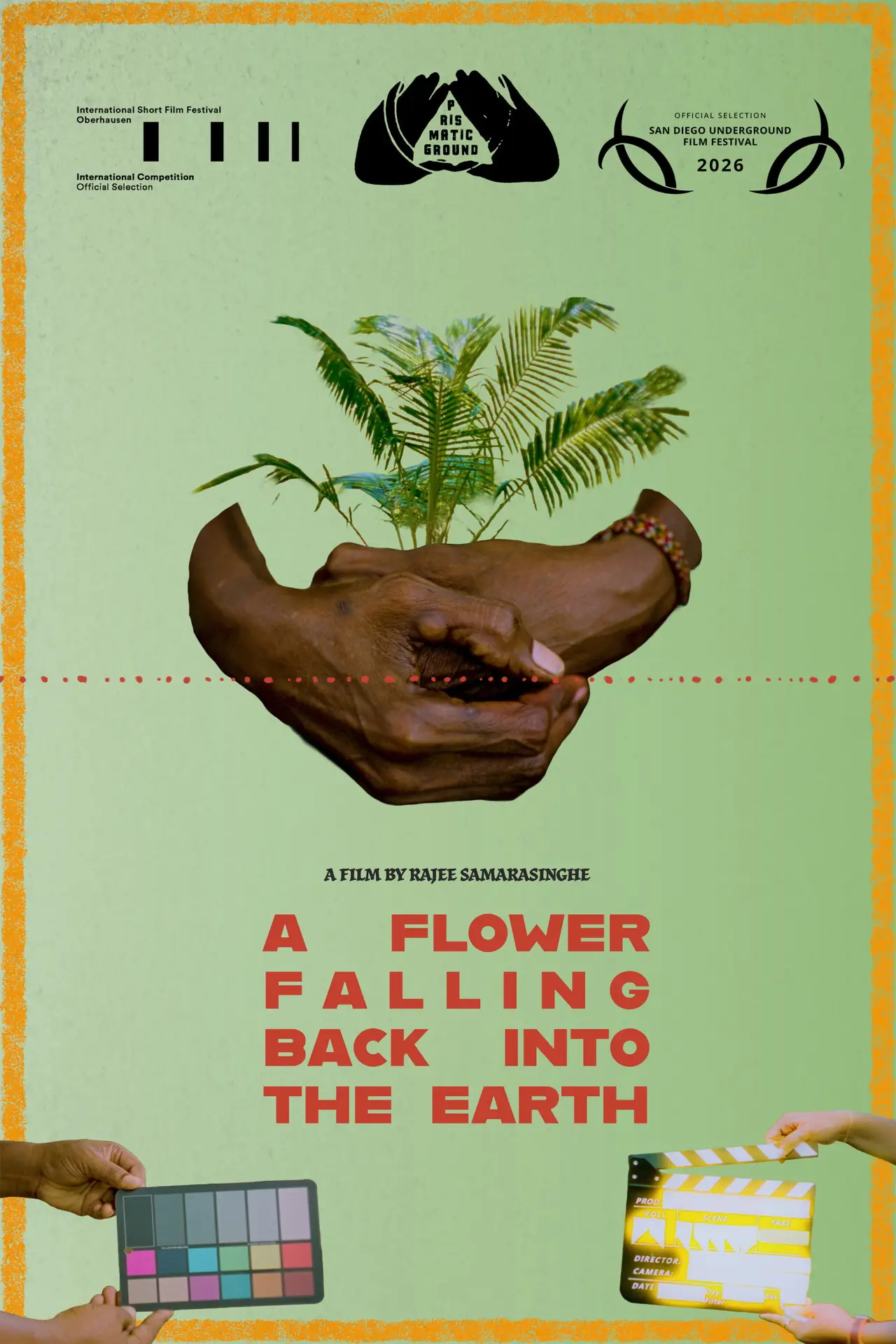 Plakat filmowy "A Flower Falling Back Into the Earth"