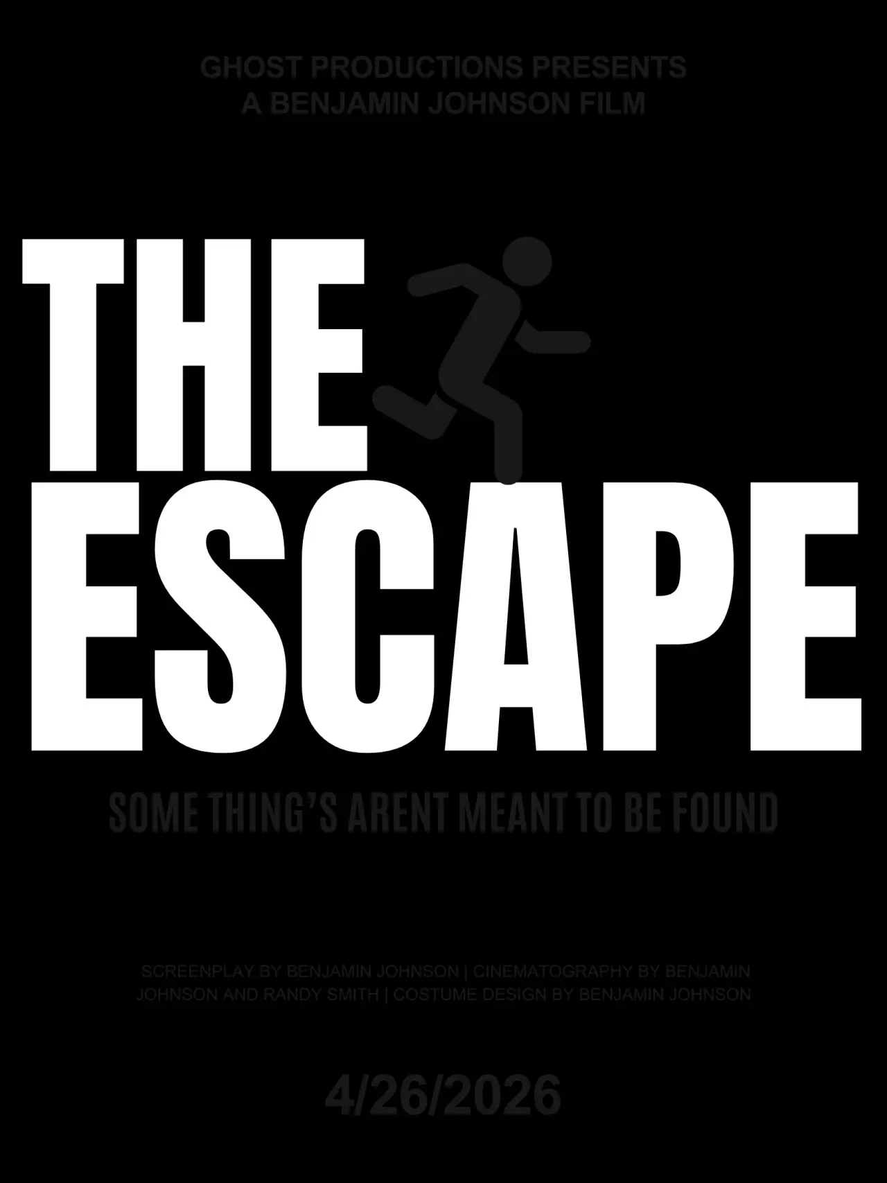Plakat filmowy "The Escape"