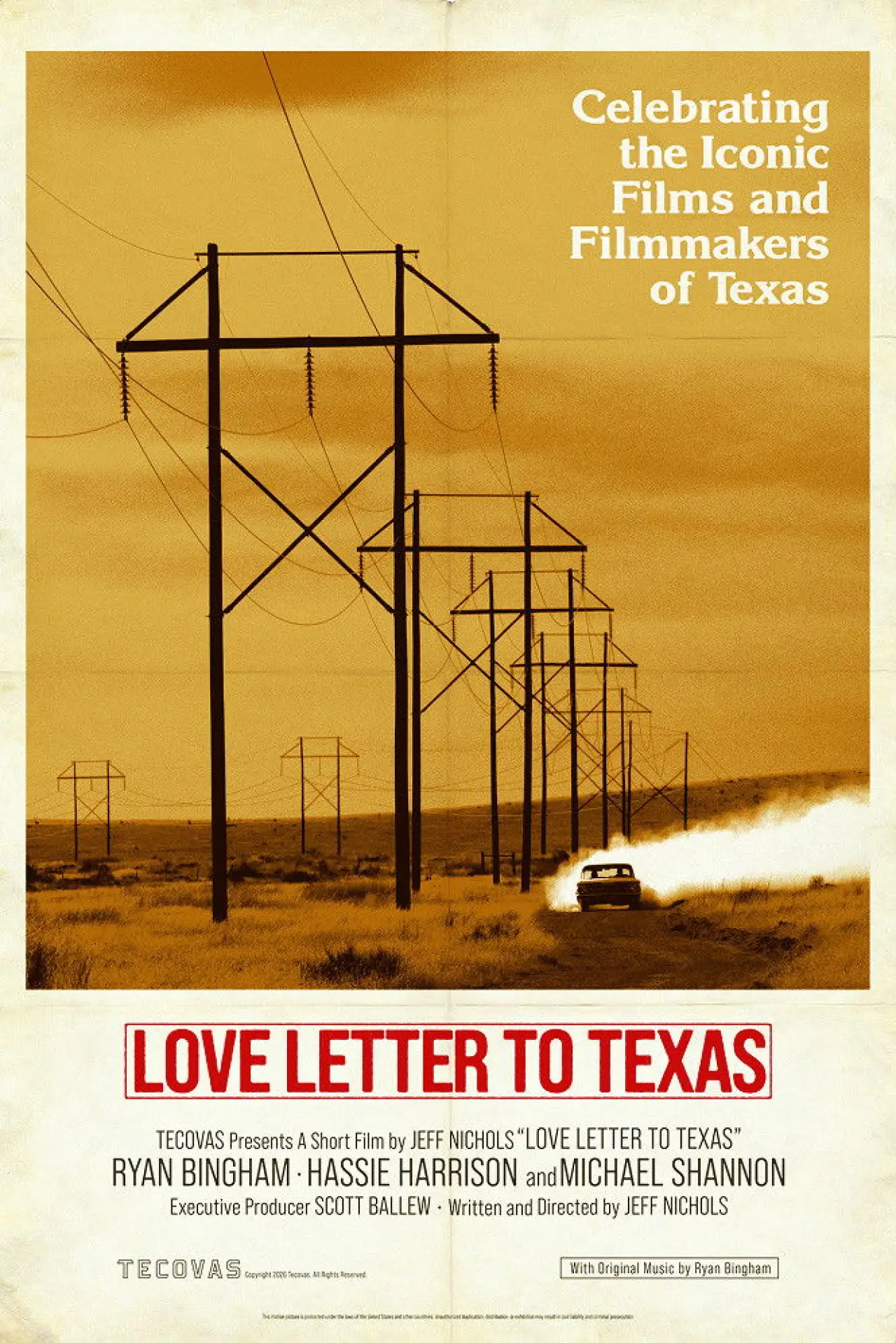 Plakat filmowy "Love Letter to Texas"