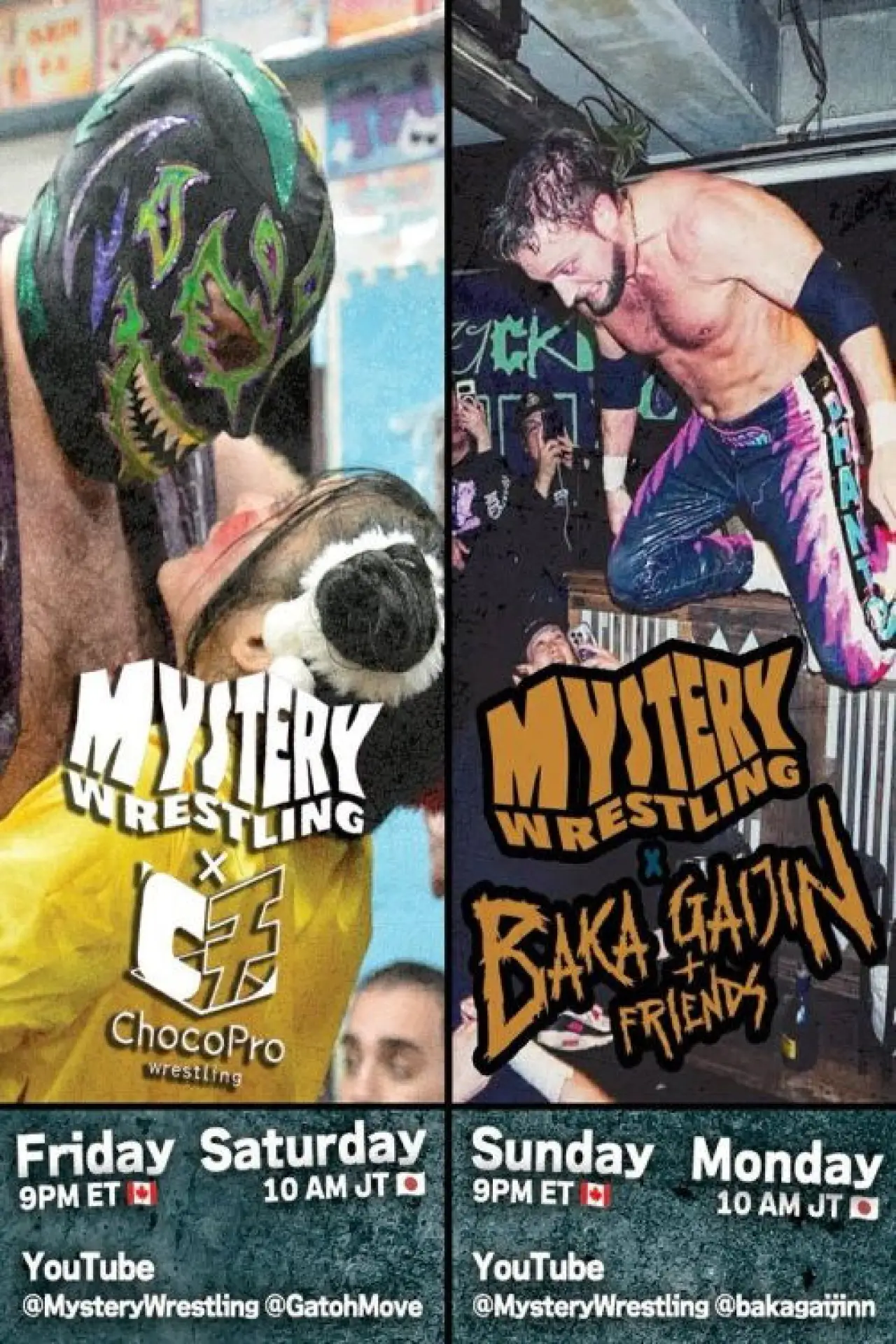 Plakat filmowy "Mystery Wrestling x ChocoPro 2"