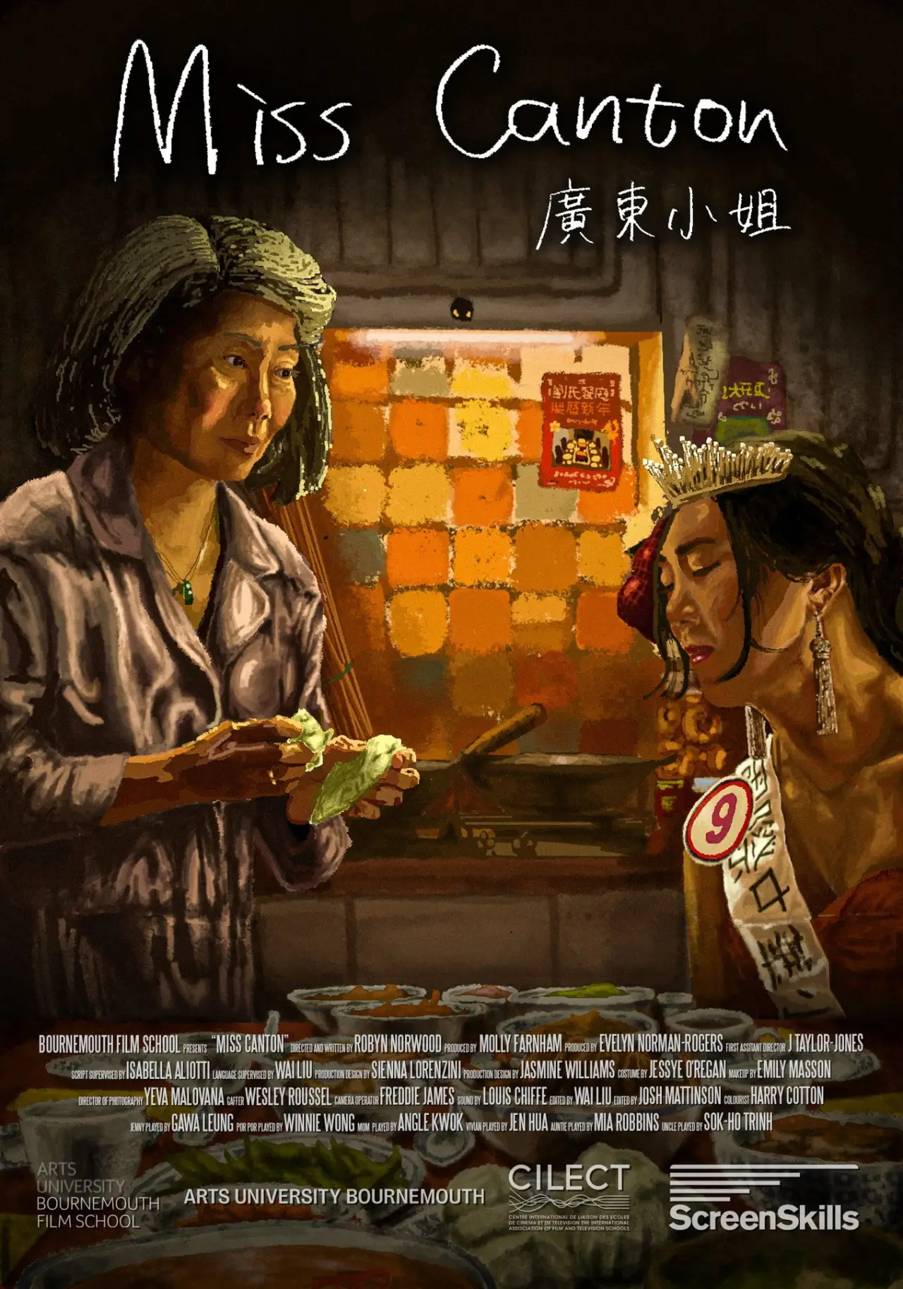 Plakat filmowy "Miss Canton"