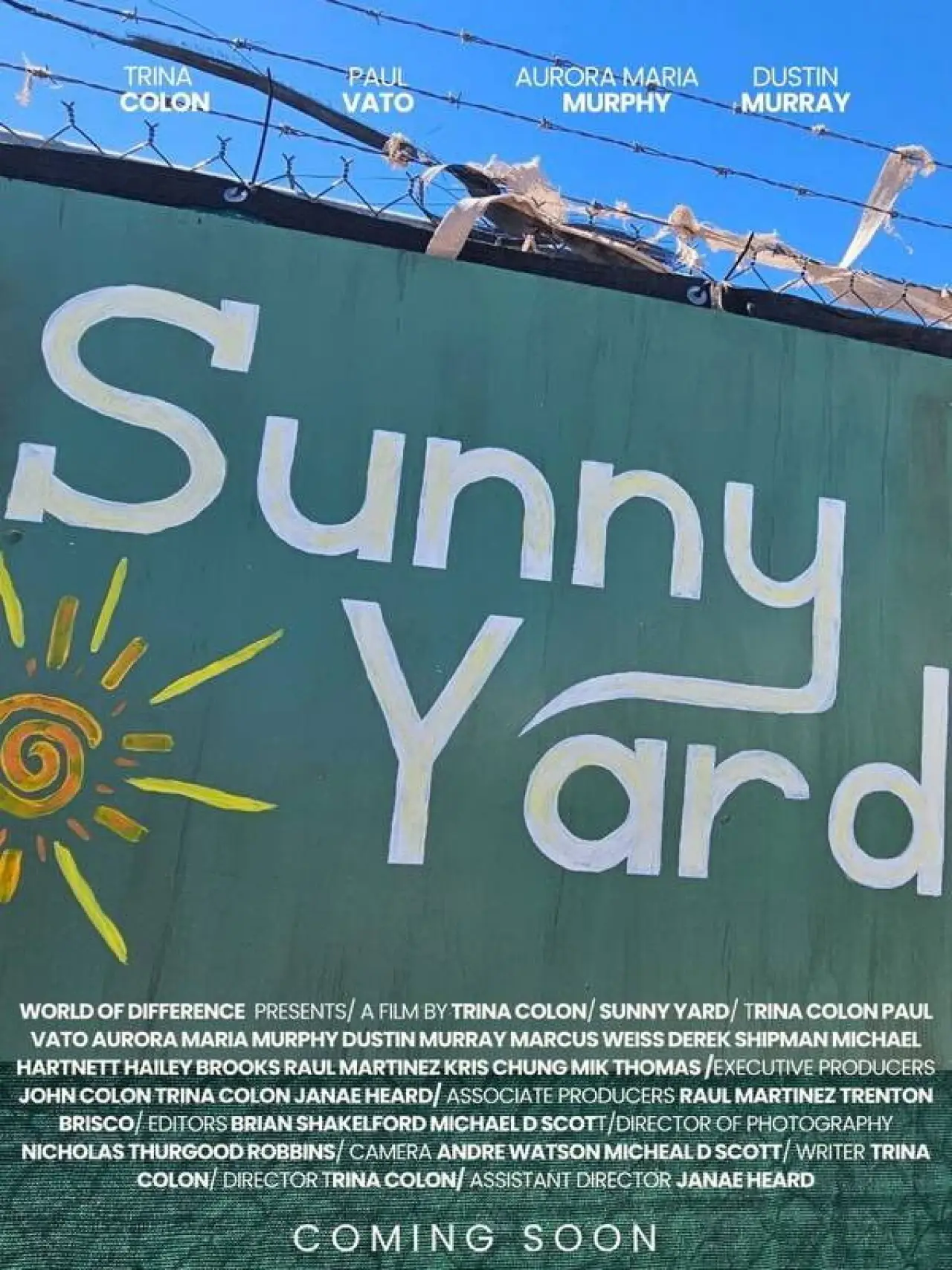 Plakat filmowy "Sunny Yard"